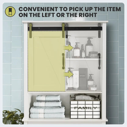 Bath Storage Cabinet Bathroom Space Saver Over the Toilet Bath Fixtures Bathroom Organizer Shelf - See Picture