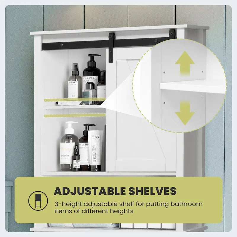 Bath Storage Cabinet Bathroom Space Saver Over the Toilet Bath Fixtures Bathroom Organizer Shelf - See Picture