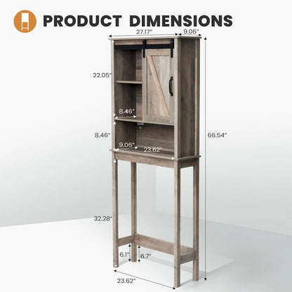 Bath Storage Cabinet Bathroom Space Saver Over the Toilet Bath Fixtures Bathroom Organizer Shelf - See Picture