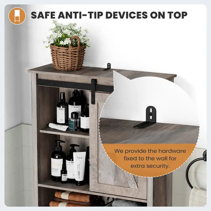 Bath Storage Cabinet Bathroom Space Saver Over the Toilet Bath Fixtures Bathroom Organizer Shelf - See Picture