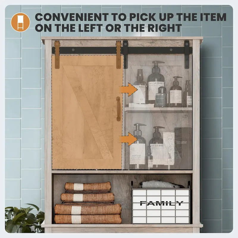 Bath Storage Cabinet Bathroom Space Saver Over the Toilet Bath Fixtures Bathroom Organizer Shelf - See Picture