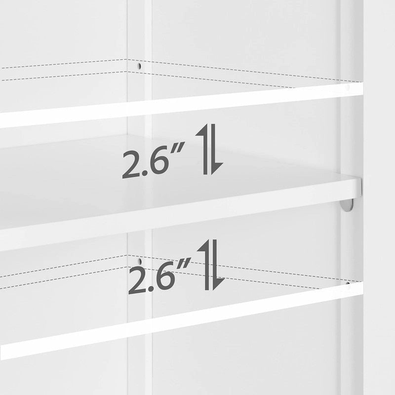 Free Standing Bathroom Cabinet - 11.8D x 23.6W x 31.5H