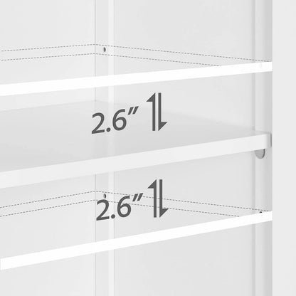 Free Standing Bathroom Cabinet - 11.8D x 23.6W x 31.5H