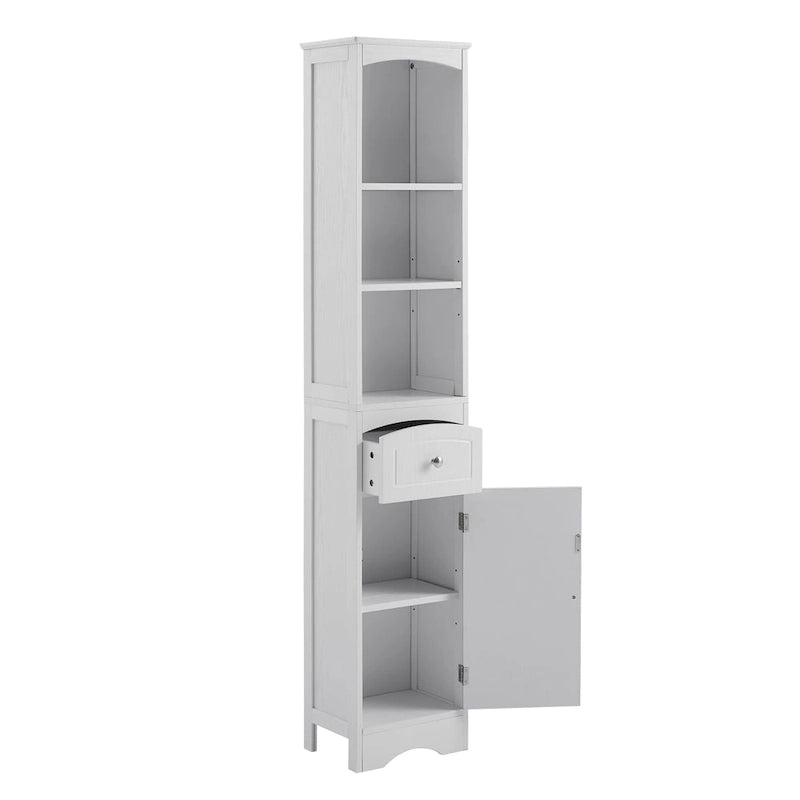 Merax Tall Bathroom Cabinet with Storage Cabinet, Drawer, Shelves