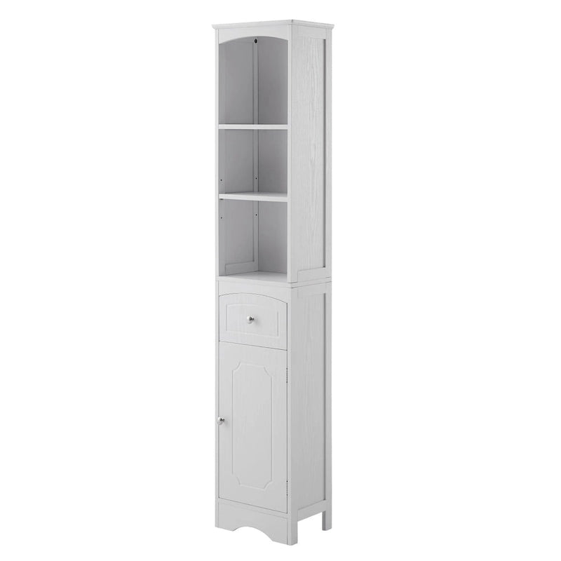 Merax Tall Bathroom Cabinet with Storage Cabinet, Drawer, Shelves