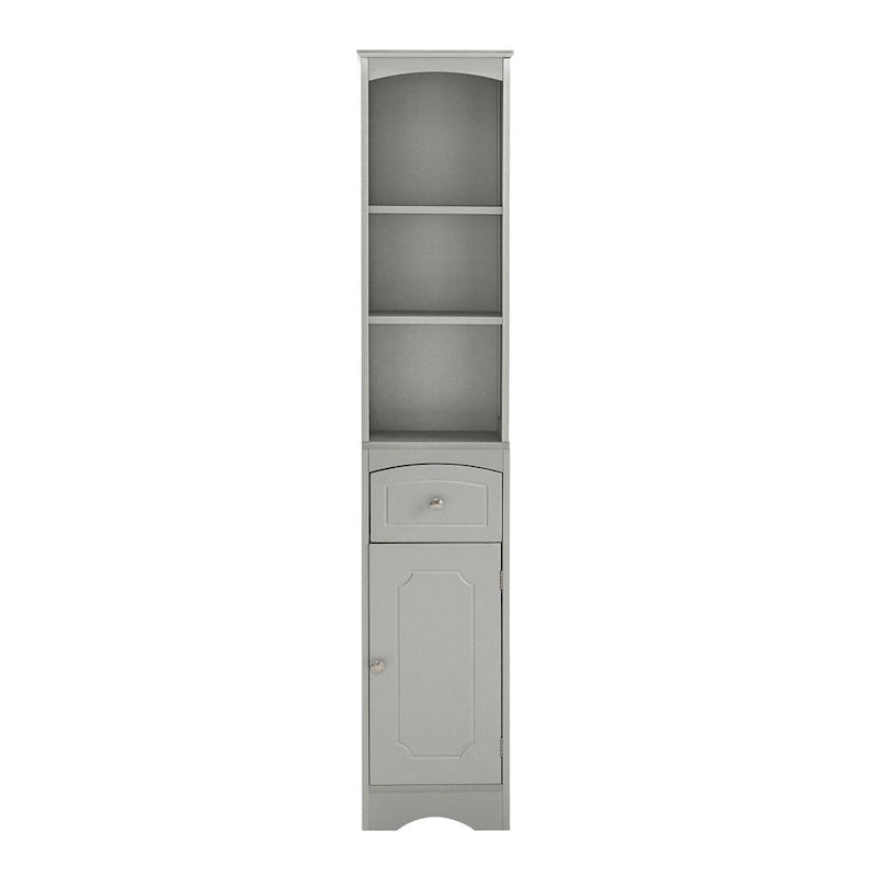 Merax Tall Bathroom Cabinet with Storage Cabinet, Drawer, Shelves