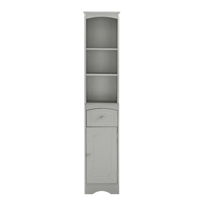 Merax Tall Bathroom Cabinet with Storage Cabinet, Drawer, Shelves