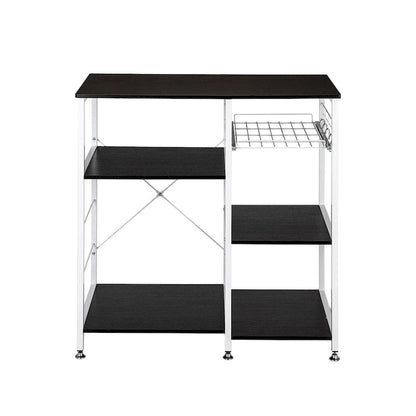 35.5 Kitchen Baker's Rack 3-Tier Microwave Stand Dark Brown