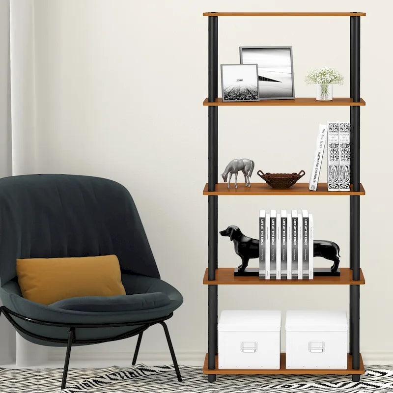 Furinno Turn-N-Tube 5-tier Multipurpose Display Rack Shelf