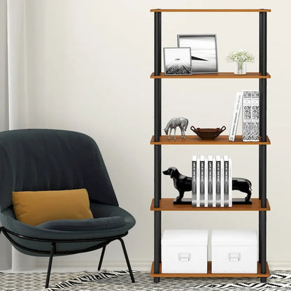 Furinno Turn-N-Tube 5-tier Multipurpose Display Rack Shelf