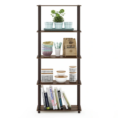 Furinno Turn-N-Tube 5-tier Multipurpose Display Rack Shelf