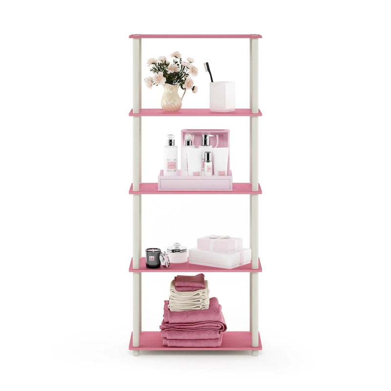Furinno Turn-N-Tube 5-tier Multipurpose Display Rack Shelf