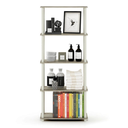 Furinno Turn-N-Tube 5-tier Multipurpose Display Rack Shelf