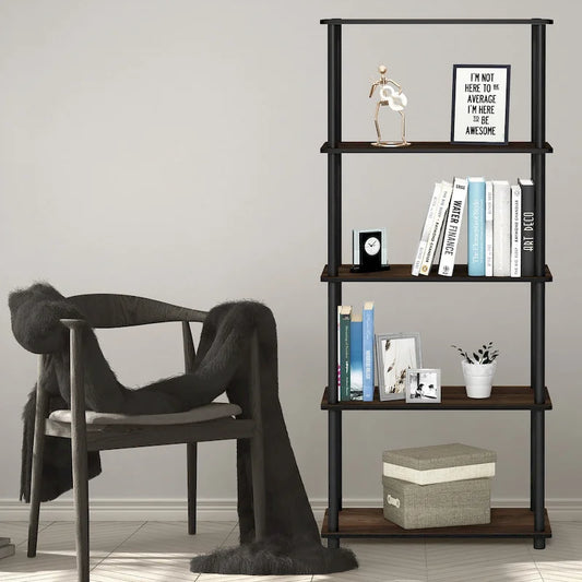 Furinno Turn-N-Tube 5-tier Multipurpose Display Rack Shelf