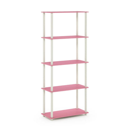 Furinno Turn-N-Tube 5-tier Multipurpose Display Rack Shelf