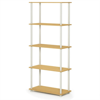 Furinno Turn-N-Tube 5-tier Multipurpose Display Rack Shelf