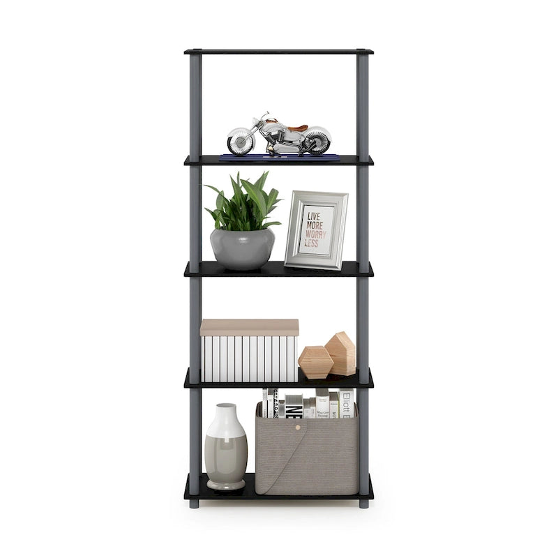 Furinno Turn-N-Tube 5-tier Multipurpose Display Rack Shelf
