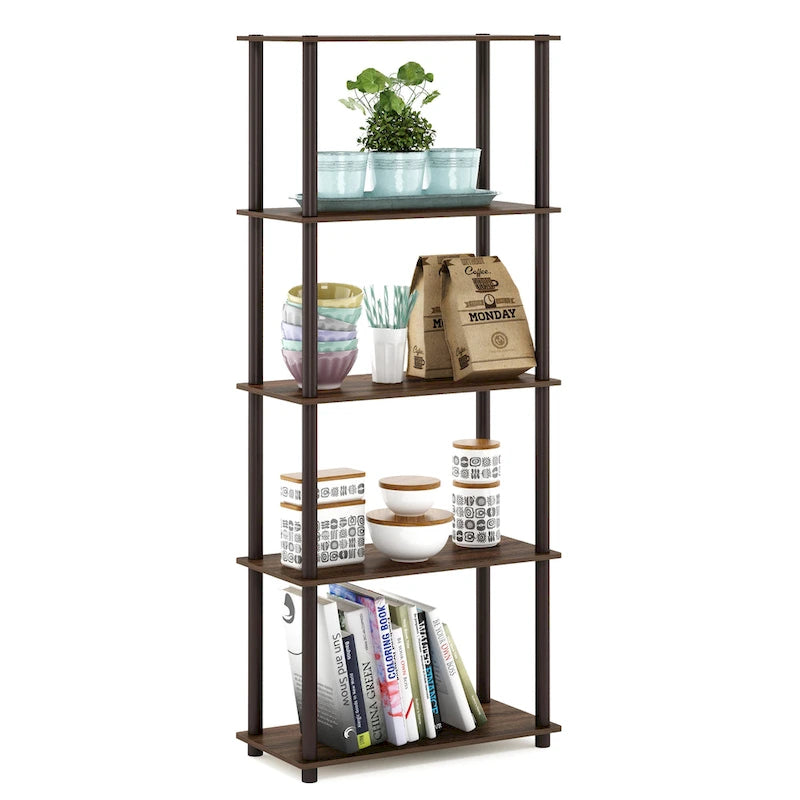 Furinno Turn-N-Tube 5-tier Multipurpose Display Rack Shelf