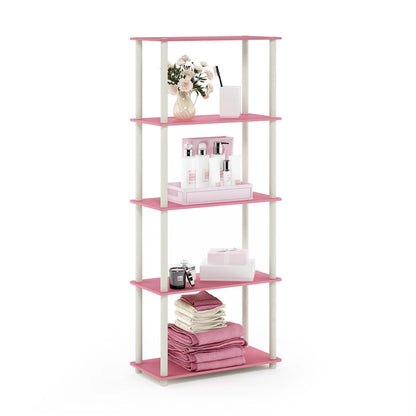 Furinno Turn-N-Tube 5-tier Multipurpose Display Rack Shelf