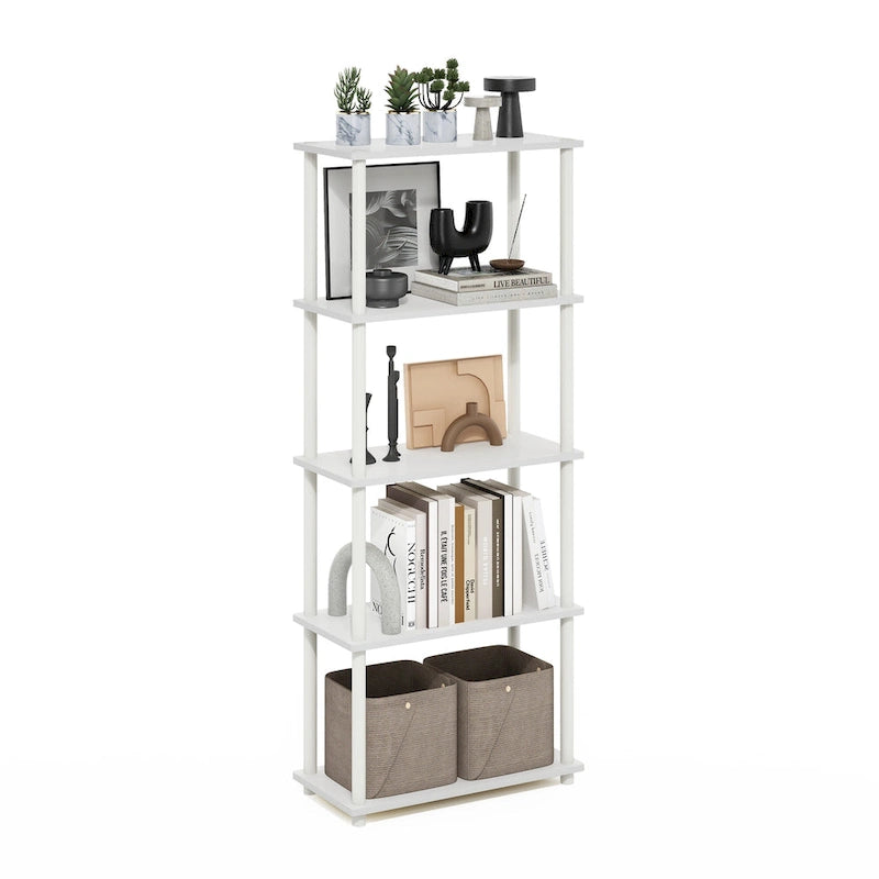Furinno Turn-N-Tube 5-tier Multipurpose Display Rack Shelf