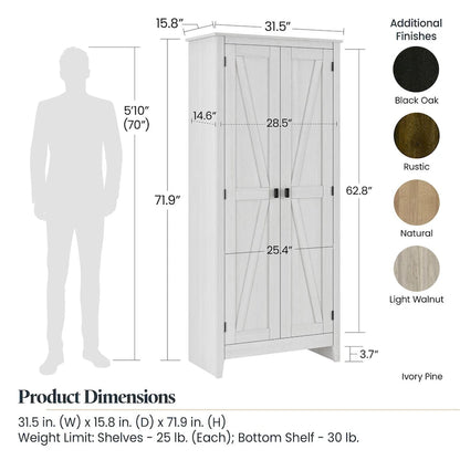 Systembuild Evolution Becken Ridge 31.5 Wide Storage Cabinet