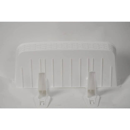 White Rattan Plastic Above-toilet Bathroom Space Saver Shelf
