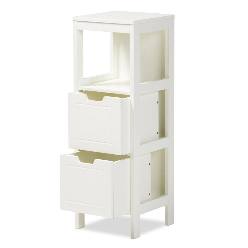 Reuben Cottage and Farmhouse 2-Drawer Storage Cabinet