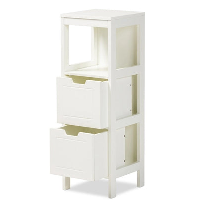 Reuben Cottage and Farmhouse 2-Drawer Storage Cabinet