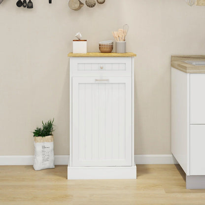 1-Drawer, 1-Compartment Tilt-Out Trash Cabinet - Kitchen Trash Cabinet