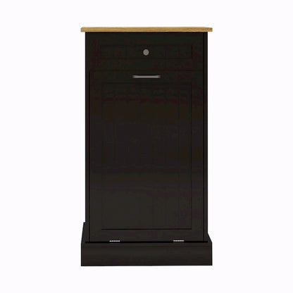 1-Drawer, 1-Compartment Tilt-Out Trash Cabinet - Kitchen Trash Cabinet