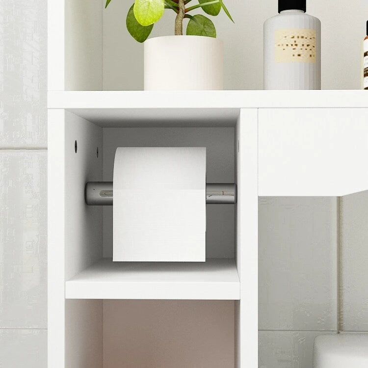 Over The Toilet Cabinet, Double Door Bathroom Storage Organizer - 31.5x70.9