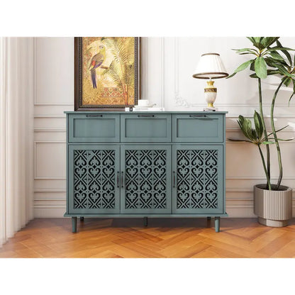 3 Door 3 Drawer Cabinet American Furniture Suitable for Living Room