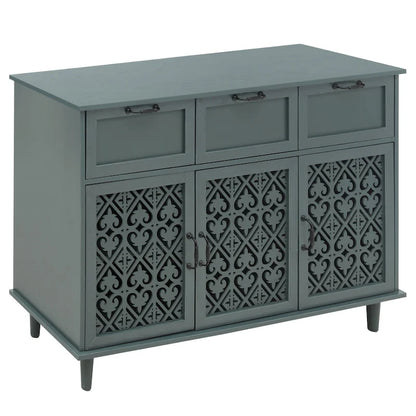 3 Door 3 Drawer Cabinet American Furniture Suitable for Living Room