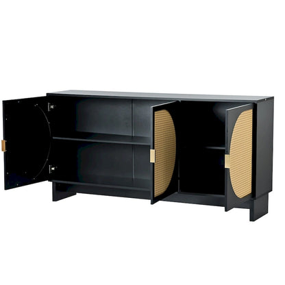 Storage Cabinet with Adjustable Shelves - N/A