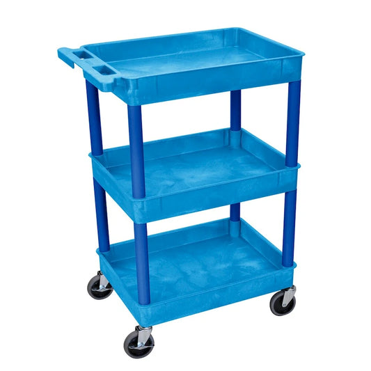 Luxor 3 Tub Shelf Utility Cart