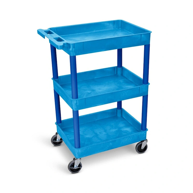 Luxor 3 Tub Shelf Utility Cart