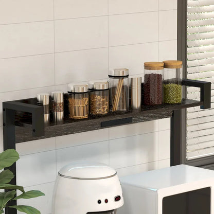 Industrial Baker's Rack with Power Outlet and LED Lights, Storage