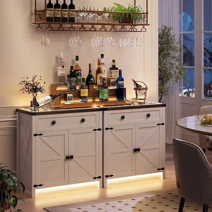 31.5 Wide Sideboard With Led Light - N/A