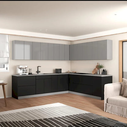 Kitchen Modern Collection Black Color Base Size 10x8,5Ft Wide - 102x120