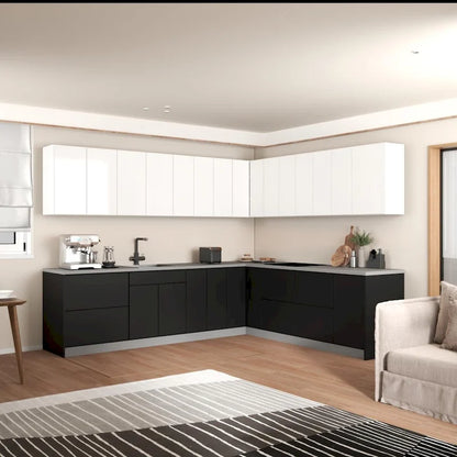 Kitchen Modern Collection Black Color Base Size 10x8,5Ft Wide - 102x120