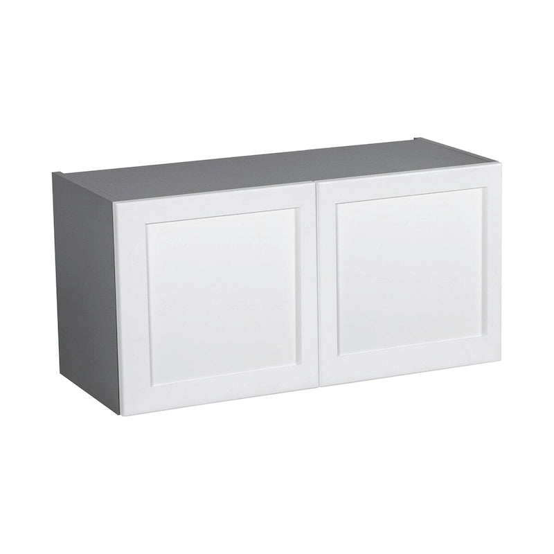 24 x 18 Wall Cabinet-Double Door-Grey - 24 x 18 x 12