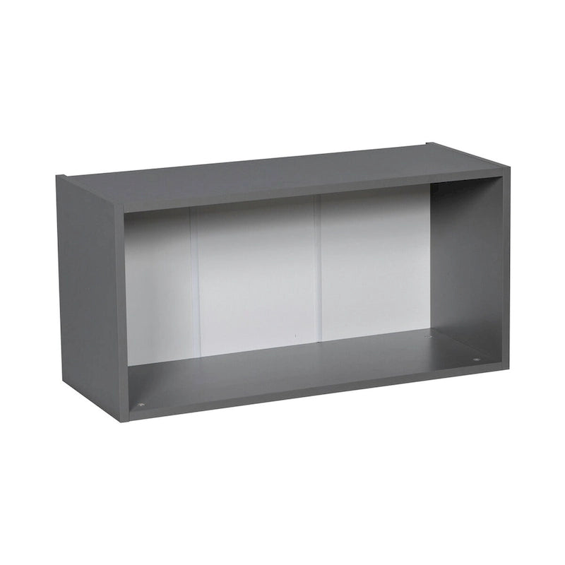 24 x 18 Wall Cabinet-Double Door-Grey - 24 x 18 x 12