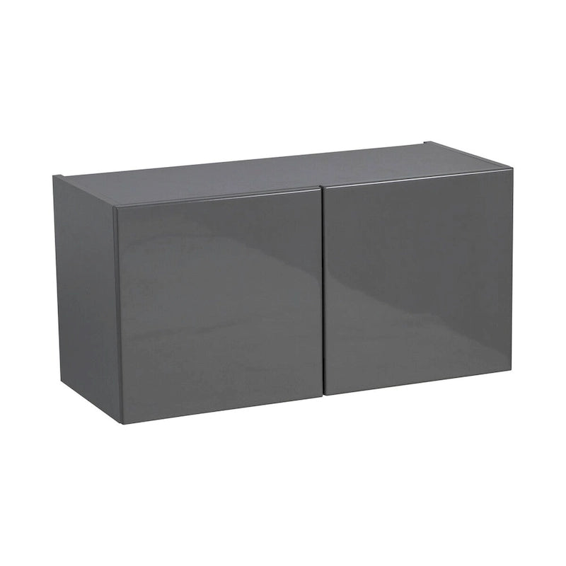 24 x 18 Wall Cabinet-Double Door-Grey - 24 x 18 x 12