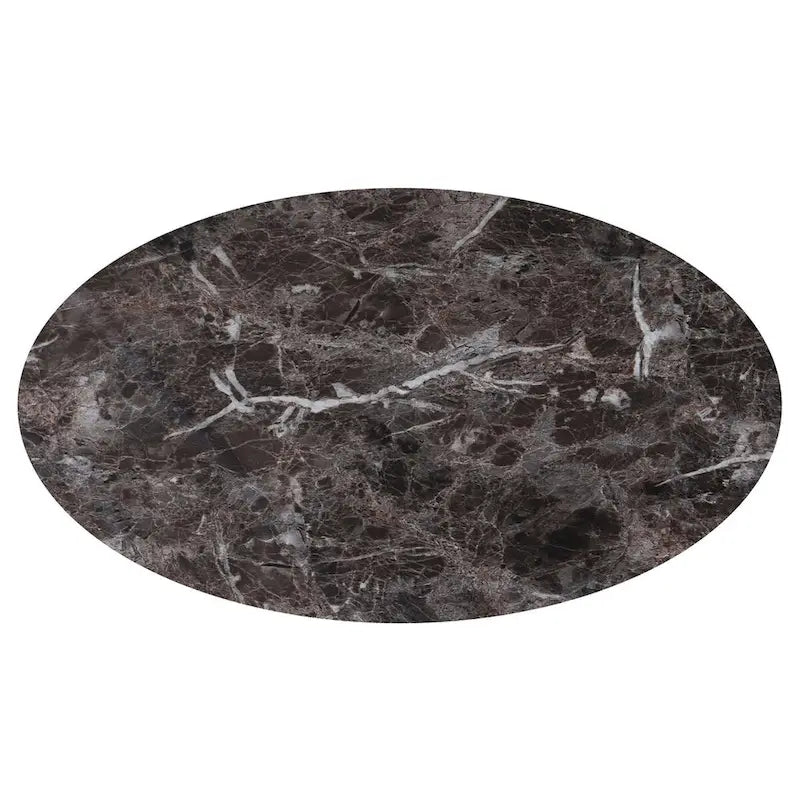 Black Marble Bakers Rack - Microwave Stand for Kitchen with Wine Bottle Capacity & Hooks -Black