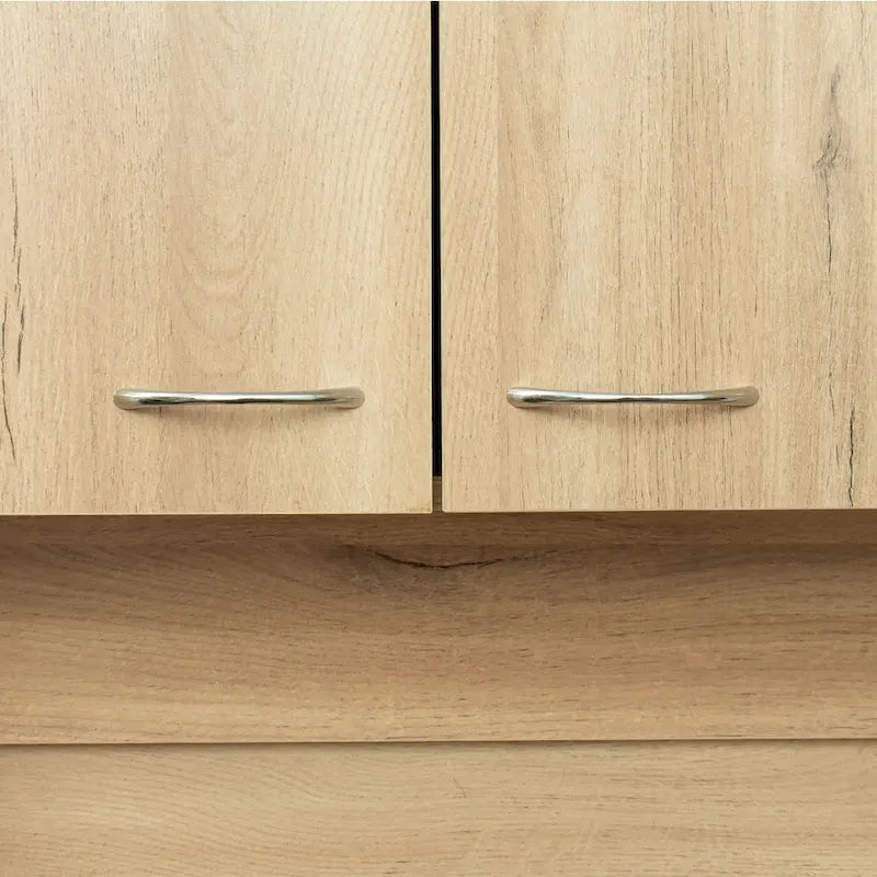 70.87 Tall Wardrobe& Kitchen Cabinet, with 6-Doors, 1-Open Shelves and 1-Drawer for bedroom