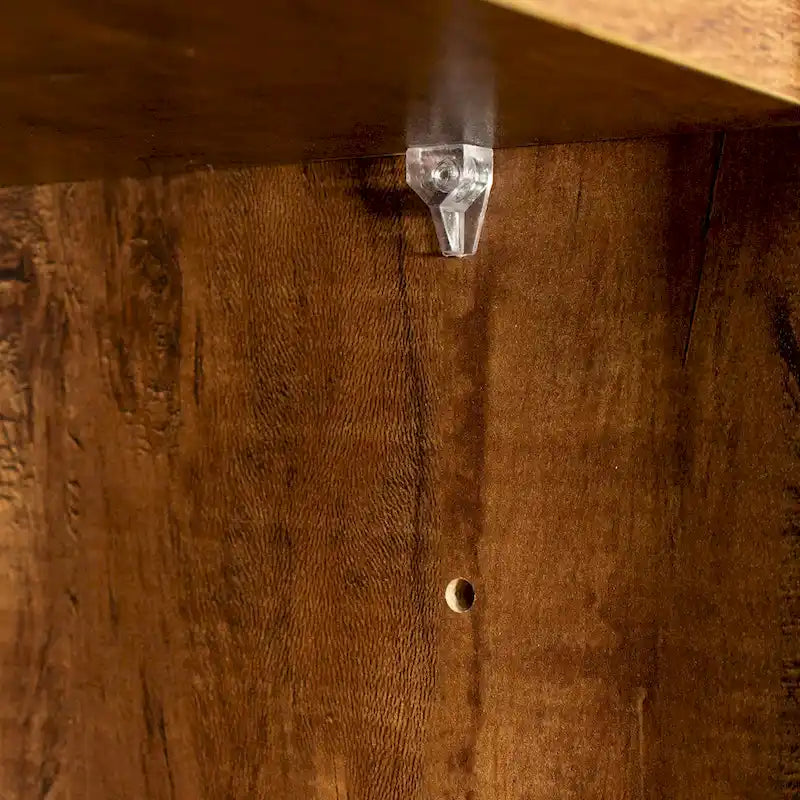 70.87 Tall Wardrobe& Kitchen Cabinet, with 6-Doors, 1-Open Shelves and 1-Drawer for bedroom