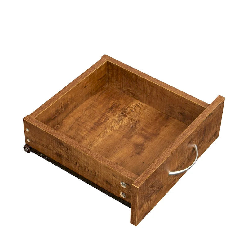 70.87 Tall Wardrobe& Kitchen Cabinet, with 6-Doors, 1-Open Shelves and 1-Drawer for bedroom