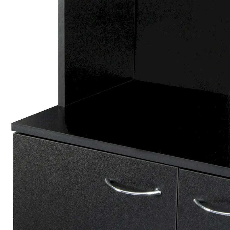 70.87 Tall Wardrobe& Kitchen Cabinet, with 6-Doors, 1-Open Shelves and 1-Drawer for bedroom