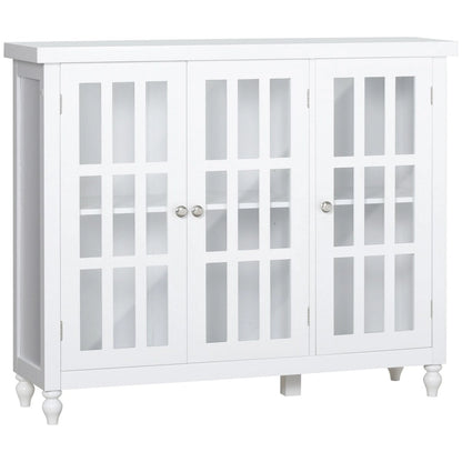 69 Tall Storage Cabinet with Movable Storage Shelves, Modern Style Pantry Cupboard Cabinet with Soft Close Doors, Coffee