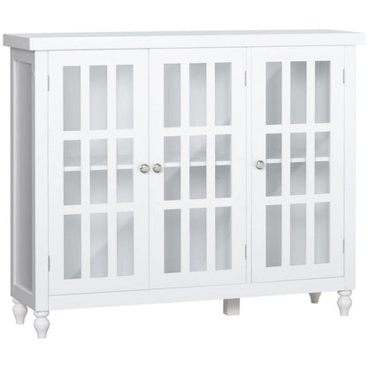 69 Tall Storage Cabinet with Movable Storage Shelves, Modern Style Pantry Cupboard Cabinet with Soft Close Doors, Coffee